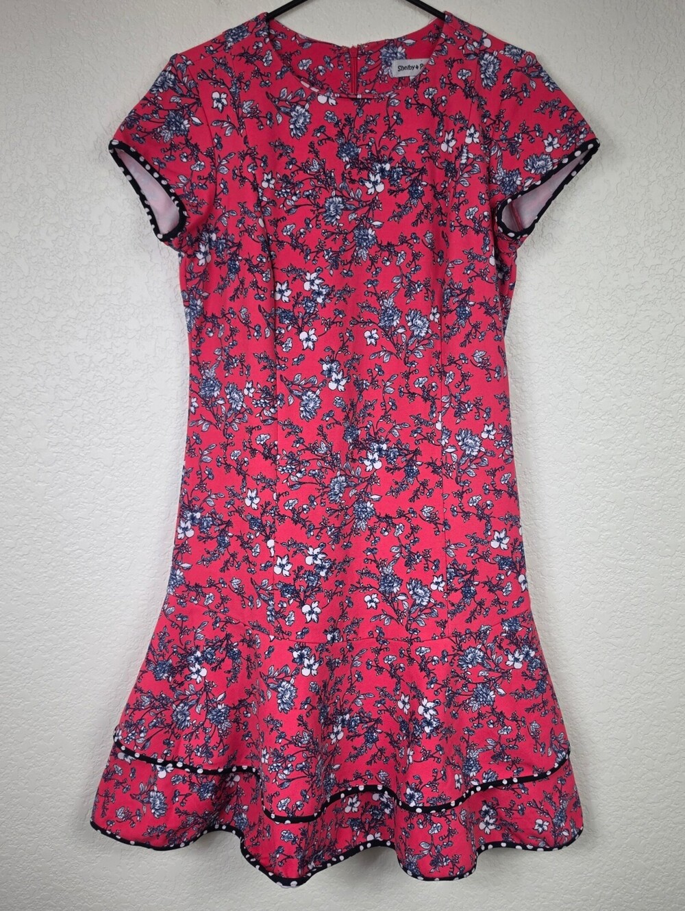 Shelby & Palmer Size 10 Floral Midi Dress